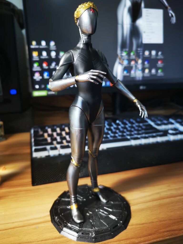 3д фигурка с Атомик Харт сделана на Creality HALOT-MAGE PRO 8K Resin